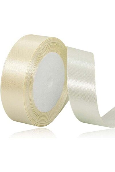 Generic Share the love 24mm Satin Ribbon - 25 Yards Length - Vanilla - Smooth...