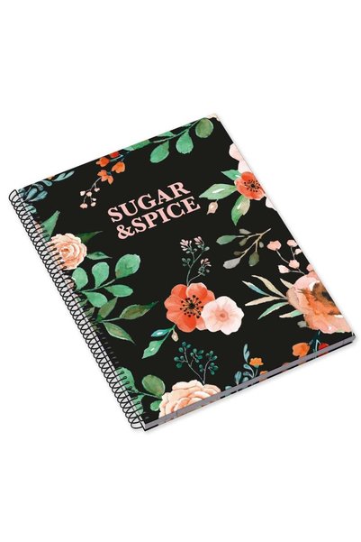 Generic 1-Piece A4 Size Hard Cover Spiral Notebook Suger And Spice Design Ass...