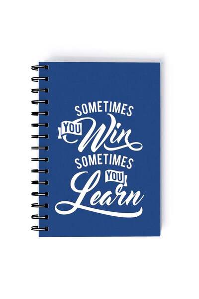 Generic Spiral A5 Notebook Typography Motivation and Inspirational Quote Some...