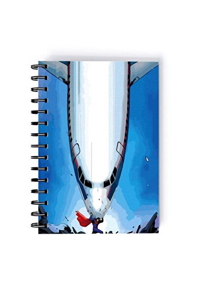 Generic Spiral A5 Notebook Superman Plane Scene Man of Steel Super Man