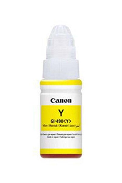Generic GI-490 Yellow Ink Bottle, Original Ink Refill Compatible with PIXMA G...