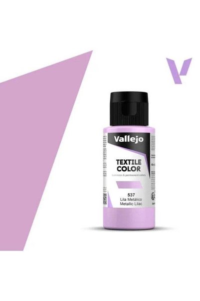 Generic Textile Fabric Paint Lilac Metal 537 – 60ml Bottle Metallic Washable ...