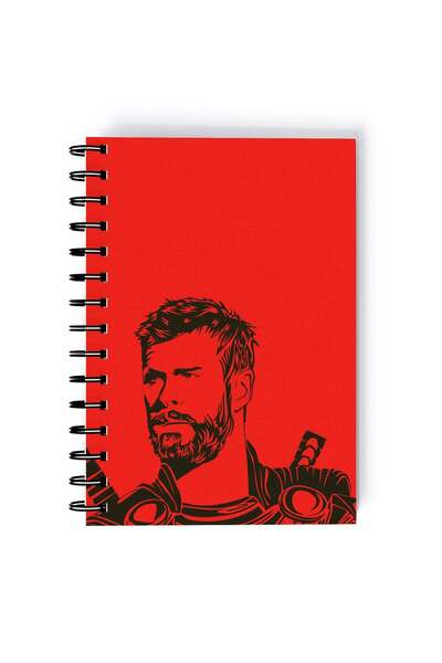 Generic Spiral A5 Notebook Thor Chris Hemsworth Asgard King God of Thunder