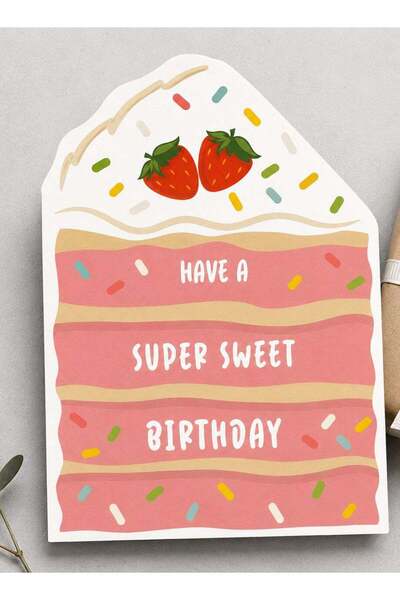Generic Have A Super Sweet Birthday Greeting Card, Cute Celebration Design fo...