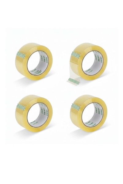 Generic Houzi 4 Pack 2 Inches x 100 yards Heavy Duty Clear Packing Tape Durab...
