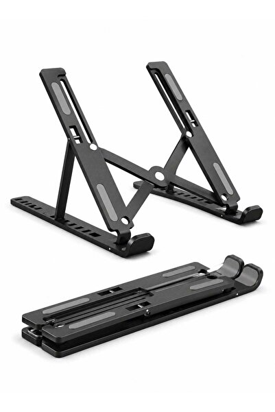 Generic Laptop Stand with 10-Level Adjustable Height for Ergonomic Desk, Fold...