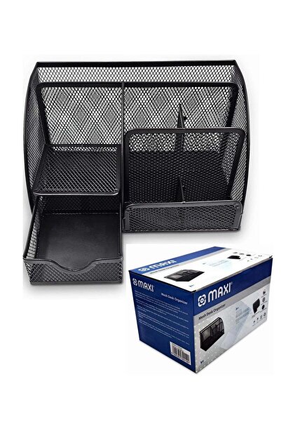 Generic Multi-Functional Mesh Desk Organizer Black