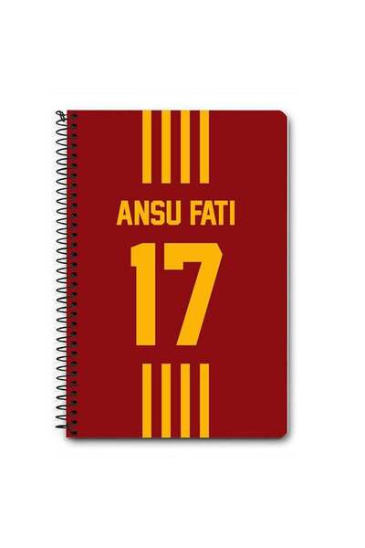Generic Designer A5 Spiral Notebook Memo Notepad Journal - Football Team - Sp...