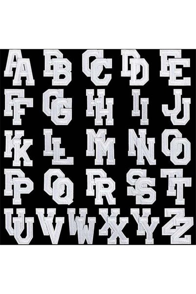 Generic Alphabet Applique Patches, 52 Pieces Iron on Letter Patches Patch A-Z...