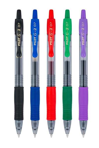 Generic Pilot G2 Retractable Premium Gel Ink Roller Ball Pens Extra Fine Poin...