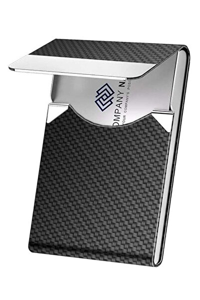 Generic Business Card Holder, PU Leather & Stainless Steel Business Card Case...
