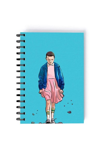 Generic Spiral A4 Notebook TV Series Stranger Things Netflix Eleven Scene