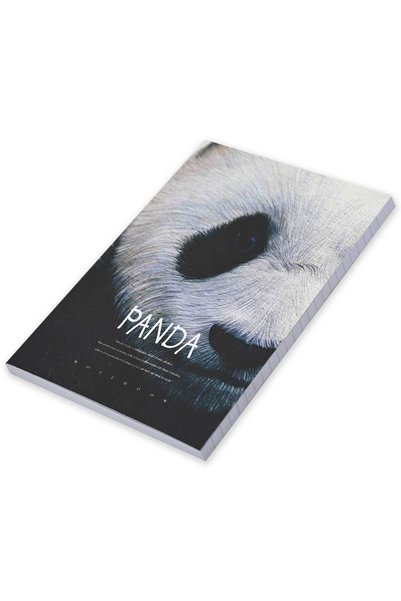 Generic FIS Pack Of 5 Soft Cover Notebook, 96 Sheets A5 Panda Design 4 -FSNBS...