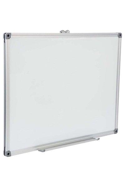 Generic Maxi Single Sided Magnetic Whiteboard / Dry Erase Board 45X60 cms Wit...