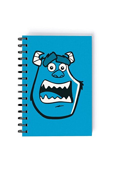 Generic Boo Printed Spiral A5 Notebook Pink/Black/White