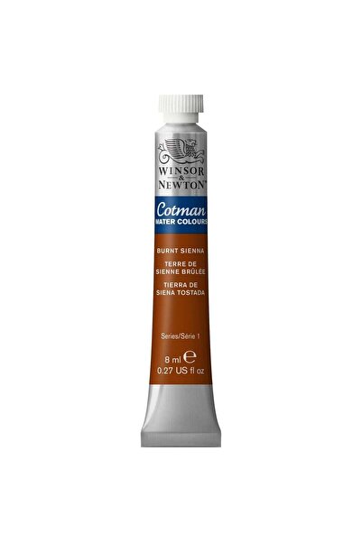 Generic Cotman Watercolour Paint Tube 8ml Content Burnt Sienna