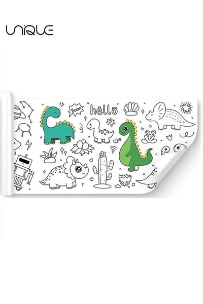 Generic 30X300cm Drawing Paper Roll for Kids, Coloring Paper Roll Painting Dr...