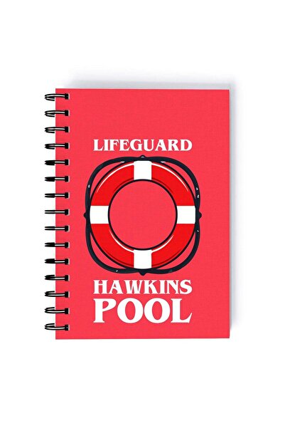 Generic Spiral A5 Notebook Hawkin's Swimming Pool TV Series Stranger Things N...