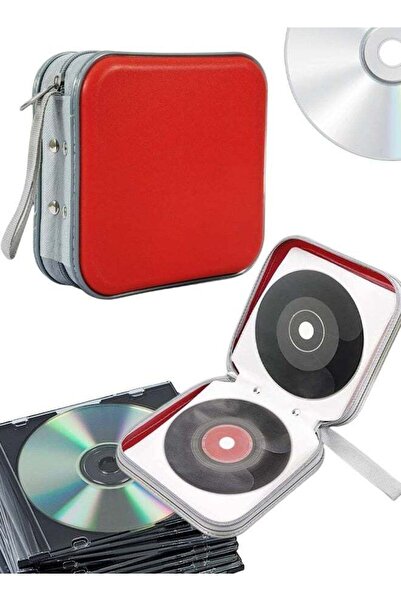 Generic CD Case, 40 Capacity Hard Plastic DVD Holder, Portable Zipper Disc Wa...
