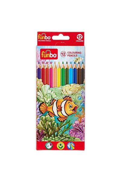 Generic Funbo Coloring Pencils Set- 12pcs