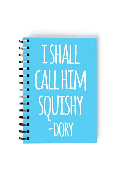 Generic Fish Friendly Printed Spiral A5 Notebook Pink/Blue/Grey