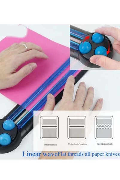 Generic Multi Use Paper Cutter, Kids Hand Paper Cutter for Straight Line Dott...
