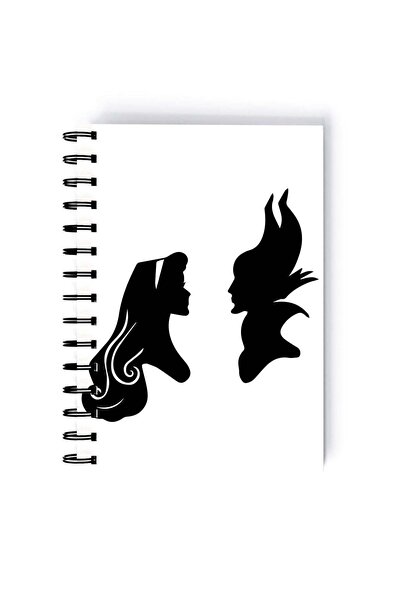 Generic Spiral A5 Notebook Maleficent Gothic Queen Aesthetic Angelina Jolie C...