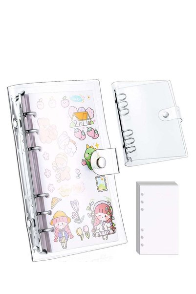 Generic Sticker Collecting Album, Reusable Sticker Book, Blank 50 Sheets PVC ...