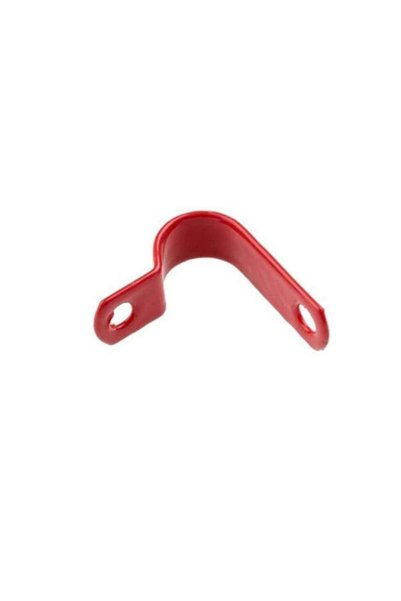 Generic Fire Cable Saddle Clips 8mm Red (Pack of 25)