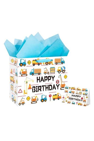 Generic 1 Pcs Reusable Paper Gift Bags Set, 1 Greeting Cards, 3 Tissues Paper...