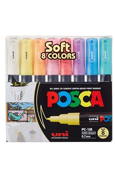 Generic 8-Piece Extra Fine Bullet paint Marker Multicolour