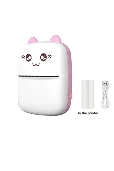 Generic Mini Photo Printer - USB Rechargeable, Wireless Thermal Label Maker w...