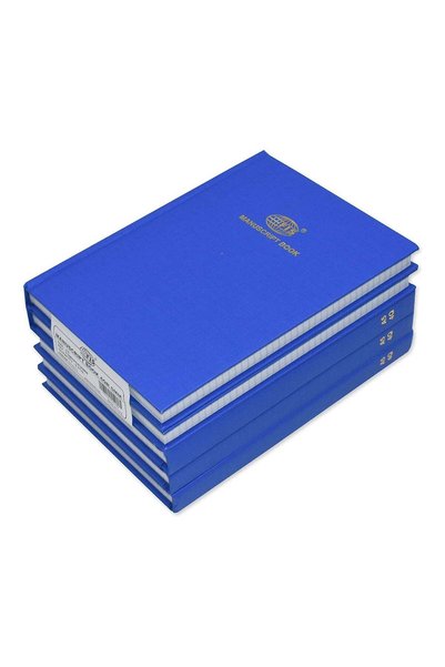Generic FIS 5-Piece Manuscript Notebook Set, 5 mm Square Lines, 4 Quire A5 (1...
