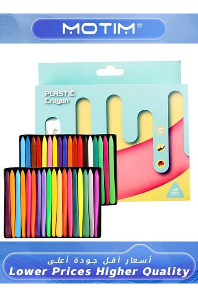 Generic 36 Colors Crayons Child Safe Non Toxic Crayons Washable Handmade Cray...