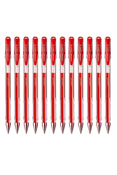 Generic 12-Piece Signo Roller Pen 0.7mm Tip Red Ink