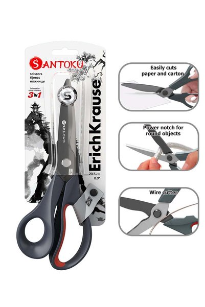 Generic Santoku Premium Multipurpose Scissors Assorted Handle Colours
