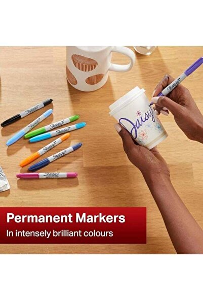Generic 1-Piece Permanent Marker Black Ink Fine Tip