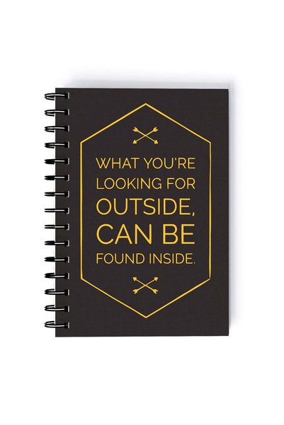 Generic Spiral A4 Notebook Inspirational Quote Motivations What you are looki...