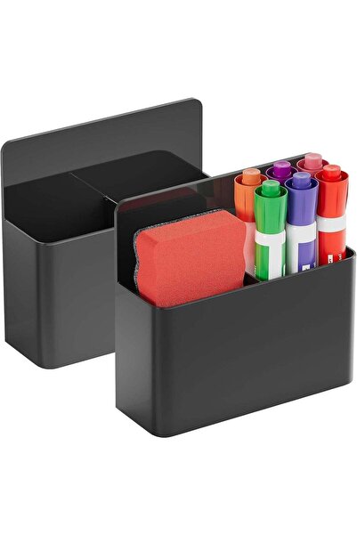 Generic 2 Pcs Dry Erase Marker Holder, Magnetic Pen Holder for Fridge, Large ...