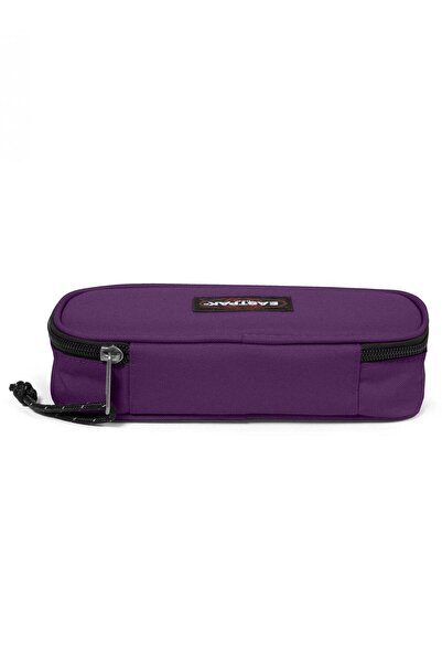 Generic Oval Single Hard Pencil Case Eggplant Purple