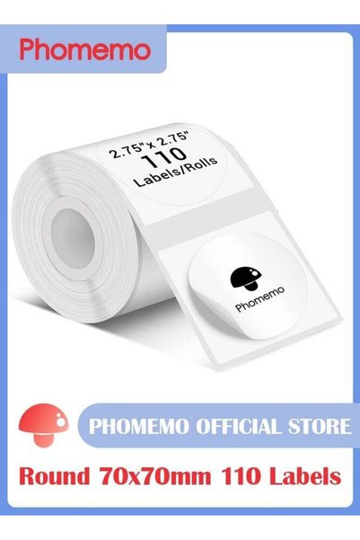 Generic Circle Label - 2.75''x2.75''(70x70mm) Thermal Round Labels for M110/M...