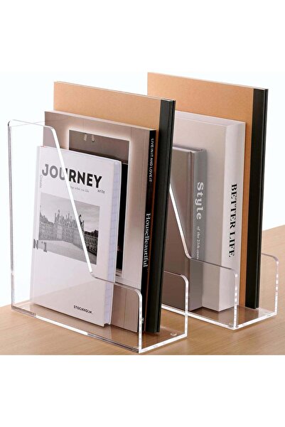 Generic ARS Magazine File Holder Rack Organizer Desk Organizer Clear Acrylic ...