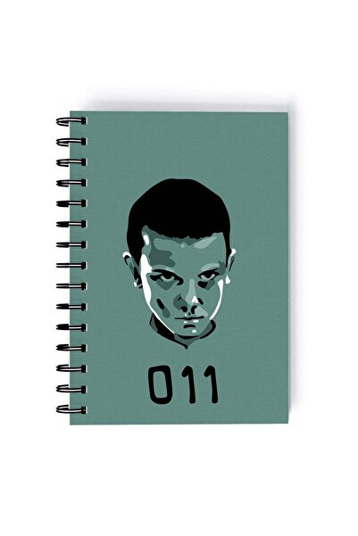 Generic Spiral A5 Notebook 011 Eleven Netflix TV Series Stranger Things