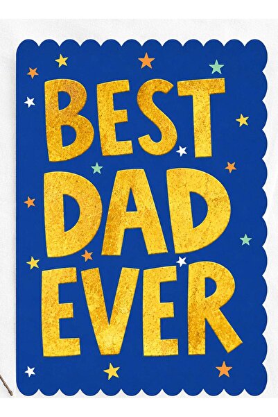 Generic Share the Love Best Dad Ever Greeting Card – A5 (21 x 14.8 cm) Father...