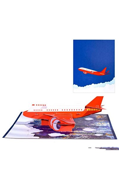 Generic 3D Airplane Pop Up Birthday Card for Kids Dad Business Airplane Fathe...