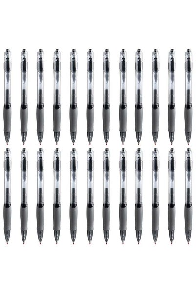 Generic Qiccijoo Retractable Ballpoint Pen,Smooth-Flowing Black Ink,Super Sof...