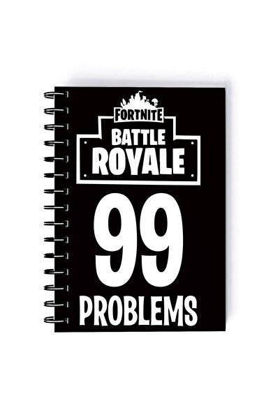 Generic Spiral A5 Notebook Fortnite 99 problems Gaming Gear Epic Games