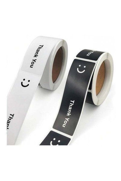 Generic 2 Rolls Smile Face Thank You Stickers Self Adhesive Decorative Labels...