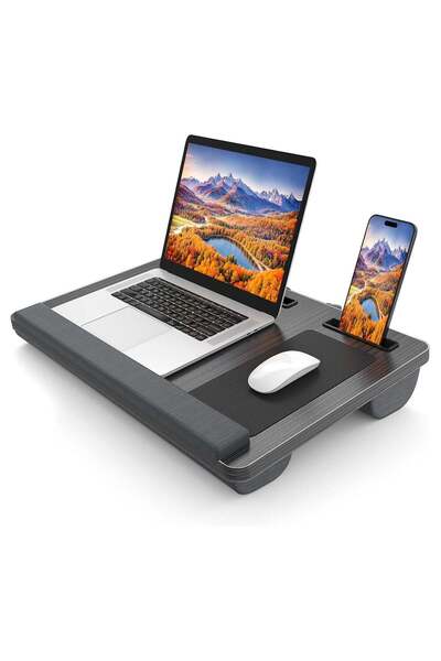Generic Laptop Lap Desk, Portable Large Laptop Desk for Bed, Up to 17 in Lapt...