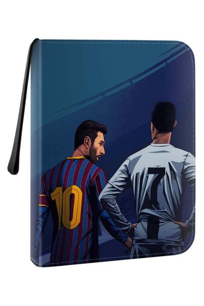 Generic Football Card Holder Premium PU Leather Binder for World Cup 2022 Foo...